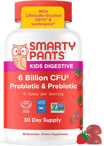 SmartyPants kids probiotic and prebiotic gummies bottle front view