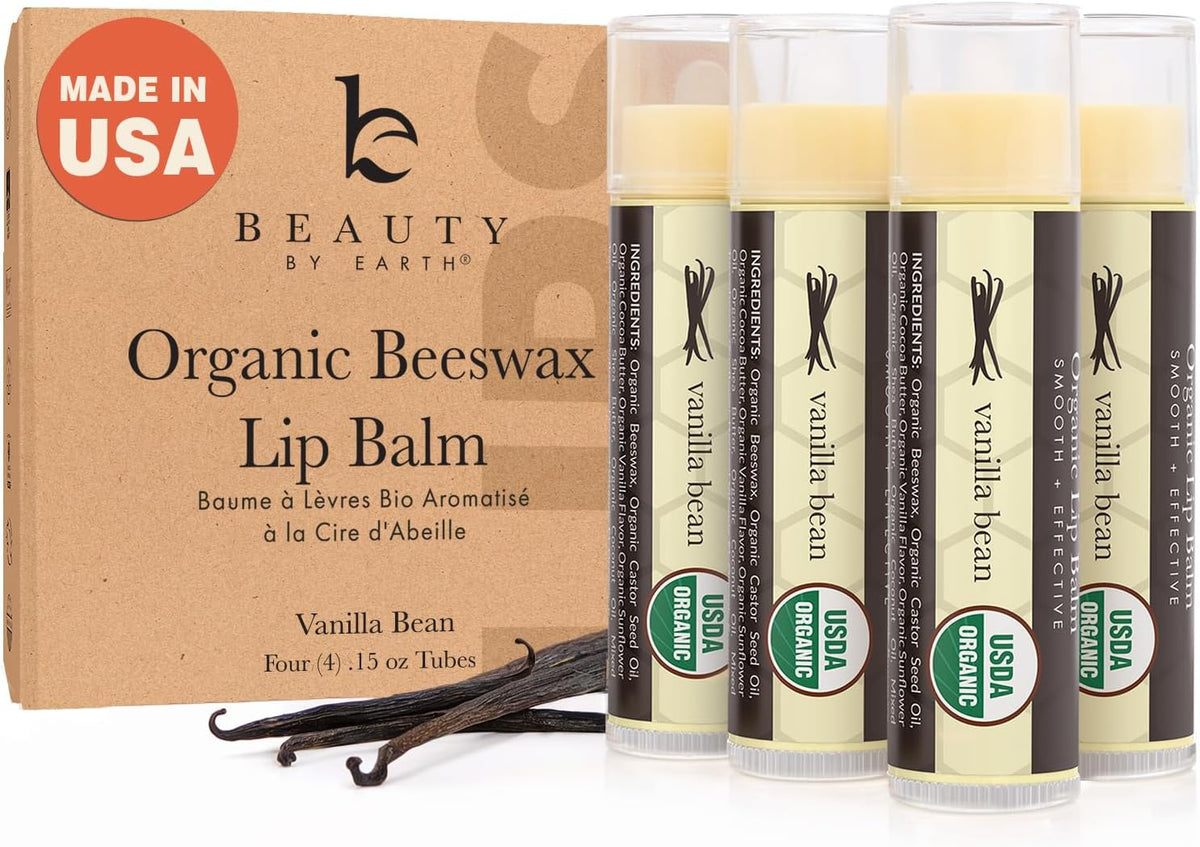 USDA Organic Peppermint Lip Balm - USA Made with Natural Ingredients | Chapstick for Dry Lips, Hydrating Beauty Birthday Gifts for Women, Men, Teens & Kids, Lip Moisturizer - Image 10
