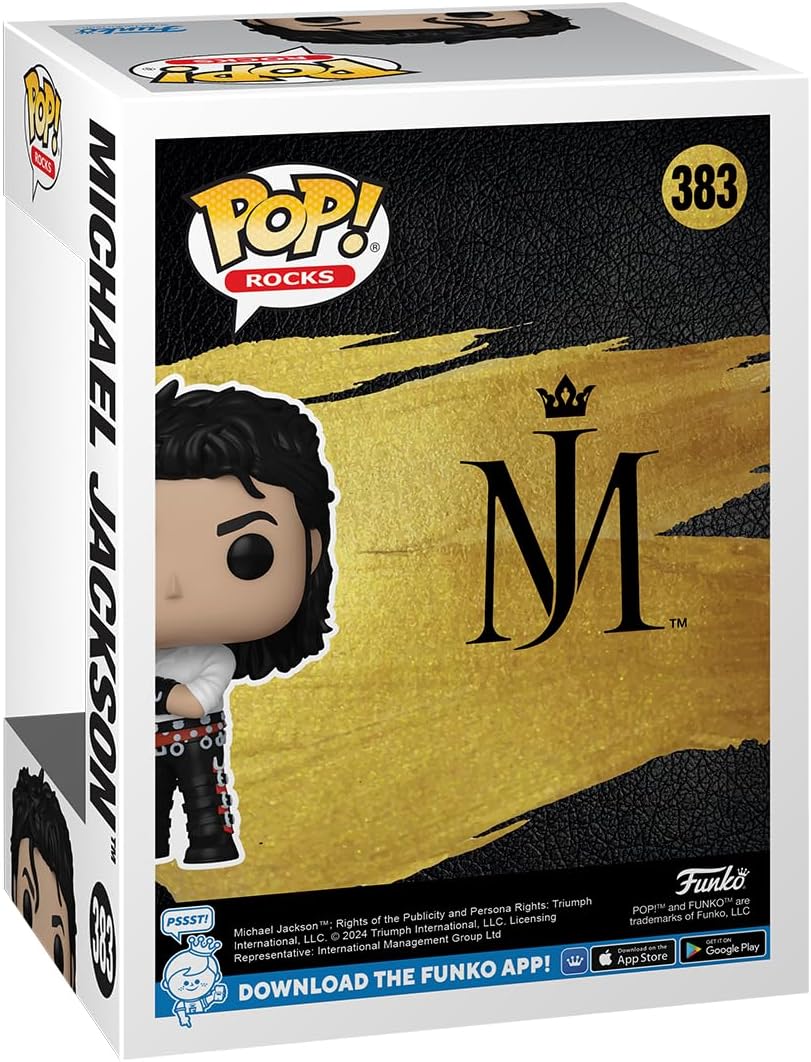 Michael Jackson Dirty Diana Funko Pop side angle display model