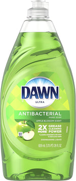 Dawn dishwashing liquid bottles side angle display