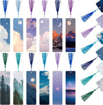 Outus 24 Pcs Kawaii Bookmarks Cute Pom Pom Bookmarks Bulk with Rulers, Kawaii Unicorn Donut Avocado Page Markers, Back to School Classroom Favors Marks for Girls Students Kids Reading Gifts - Image 14