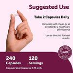 Micro Ingredients Pure Methylated Multivitamin for Women nutritional facts supplement panel