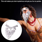 Beaupretty cosplay face chain worn perspective