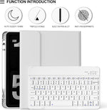 KVTVOU magnetic keyboard case folded closed for travel and portability