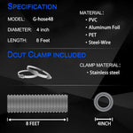 TEAIERXY vent hose multi-layer construction detail