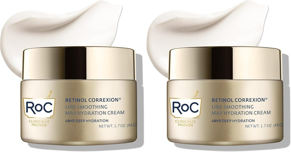 RoC Retinol Correxion Max Hydration Anti-Aging Daily Face Moisturizer with Hyaluronic Acid, Fragrance-Free, Oil Free Skin Care, 1.7 Ounces (Packaging May Vary) - Image 11