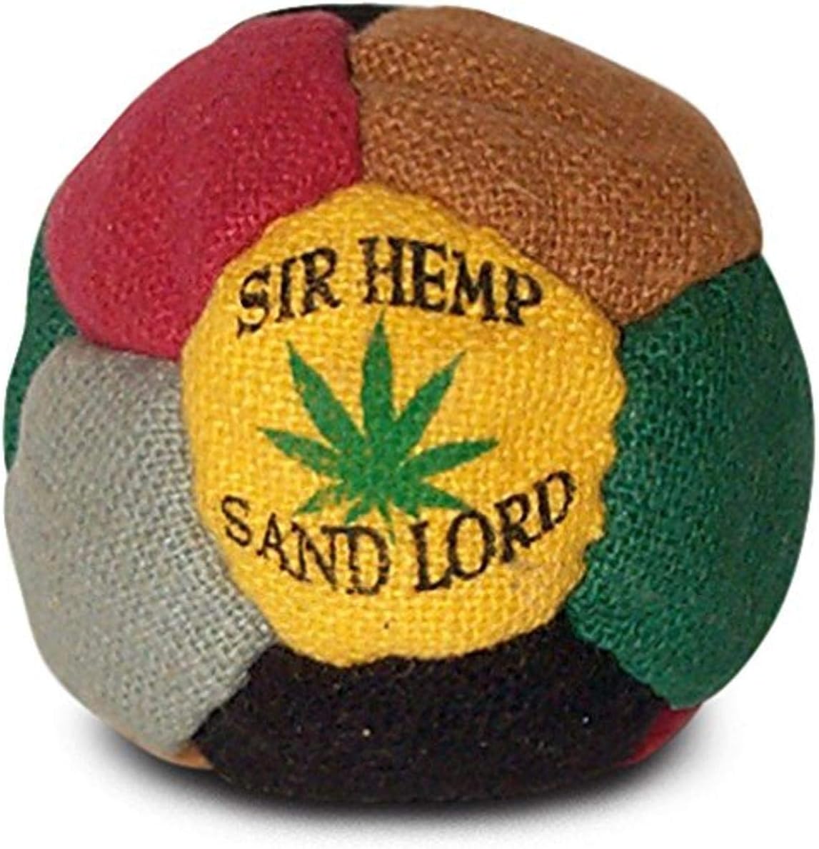 World Footbag Sir Hemp Hacky Sack front view premium freestyle kicking ball