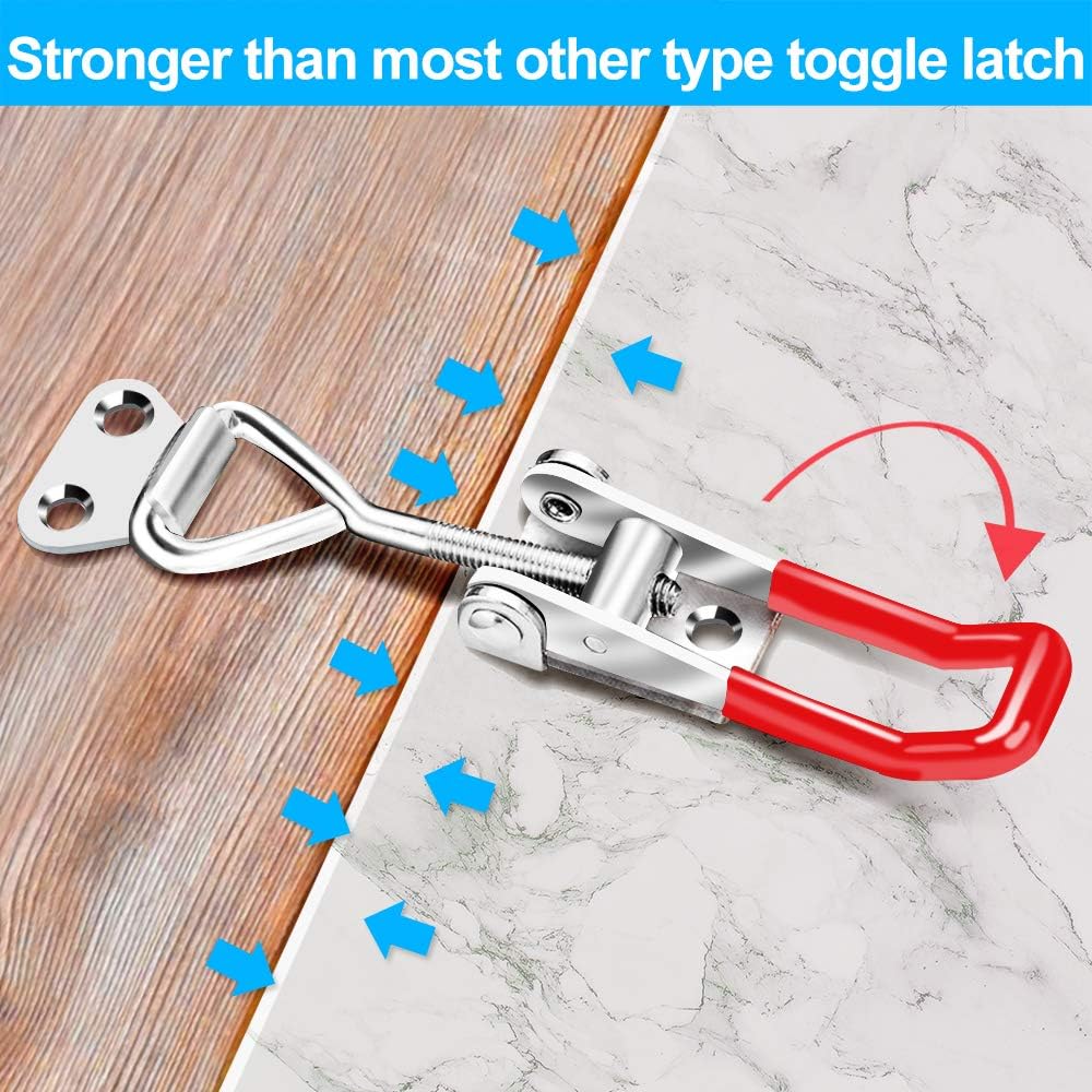 Vicuna R 6 pack toggle latches close up