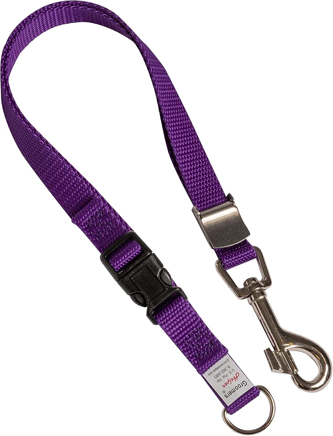 Groomers Helper patented 5/8 inch purple loop front view