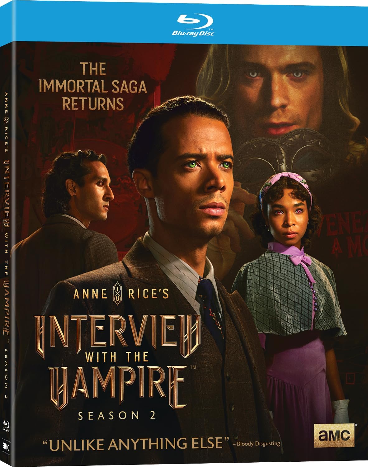 Sam Reid and Assad Zaman Interview with the Vampire Season 2 Blu-ray collectible art cards view