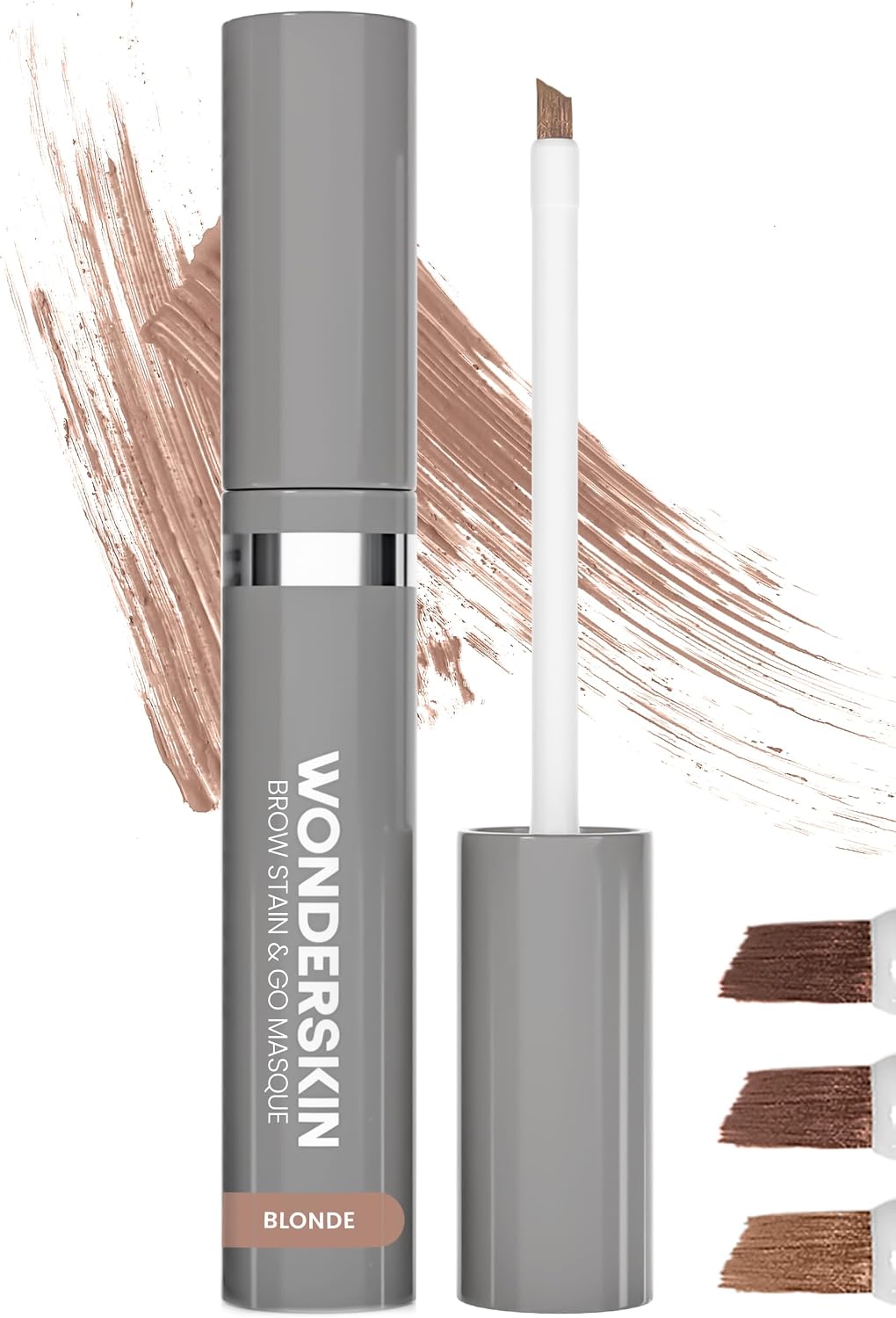 Wonderskin Wonder Blading Brow Stain Masque Blonde front view packaging