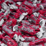 Tootsie Roll Strawberry Frooties candy jar display for parties