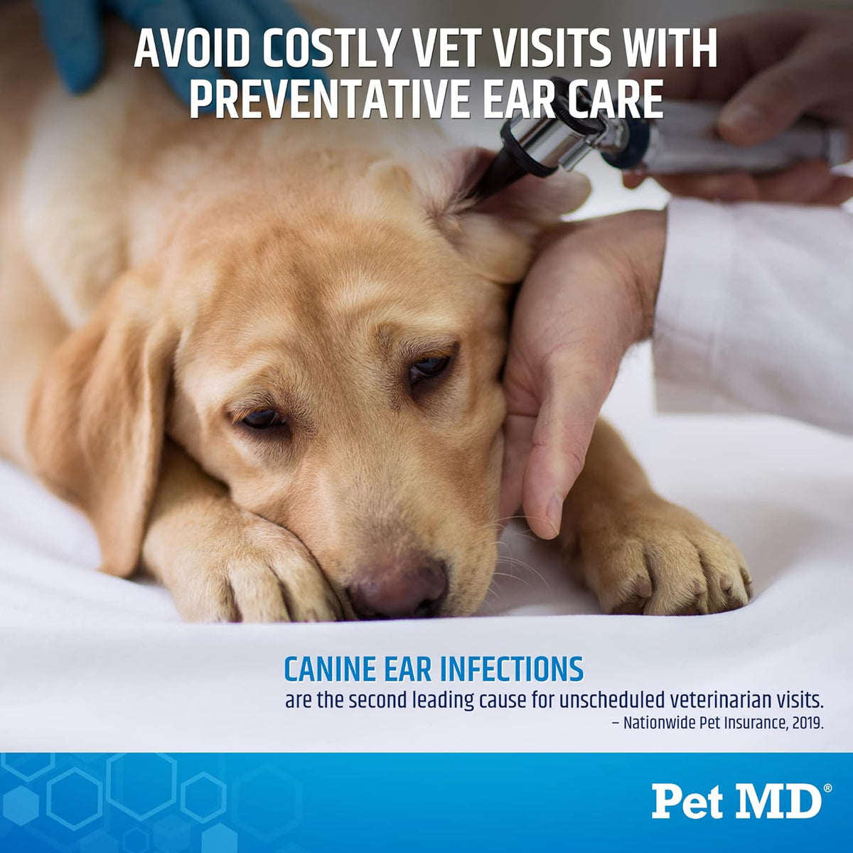 Close up of Pet MD advanced cleaning wipes texture