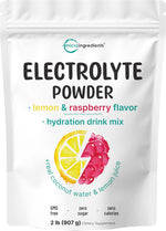 Micro Ingredients Electrolytes Powder, 1lb (69 Servings) | Sugar Free | Sweet Concord Grape Flavor | 1,000 mg High Potassium Hydration Drink Mix | Keto Friendly, Non-GMO - Image 10