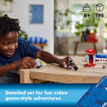 LEGO building set laboratory section with stasis chamber