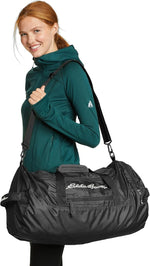 Eddie Bauer water-repellent travel duffel fabric detail