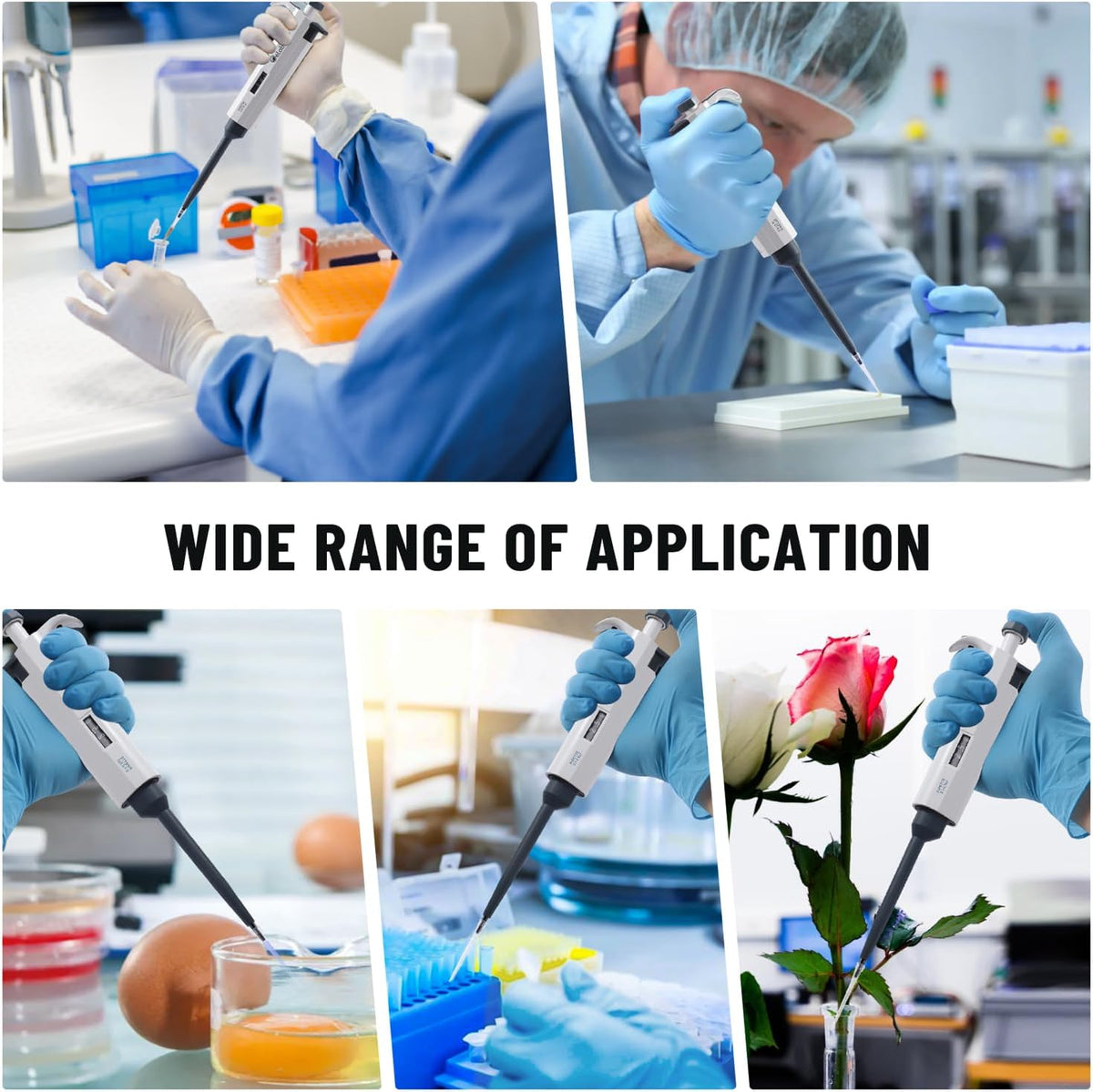eLabPal 1ml variable volume micropipette nozzle compatibility angle