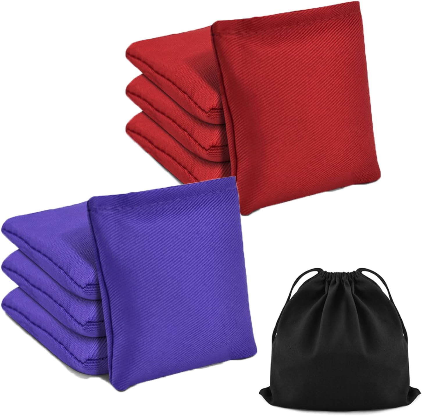 Tindtop 8 pack canvas bean bags for tossing front view