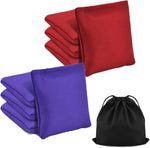Tindtop 8 pack canvas bean bags for tossing front view