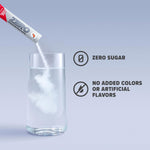 Gatorade powder stick poured into water bottle for hydration