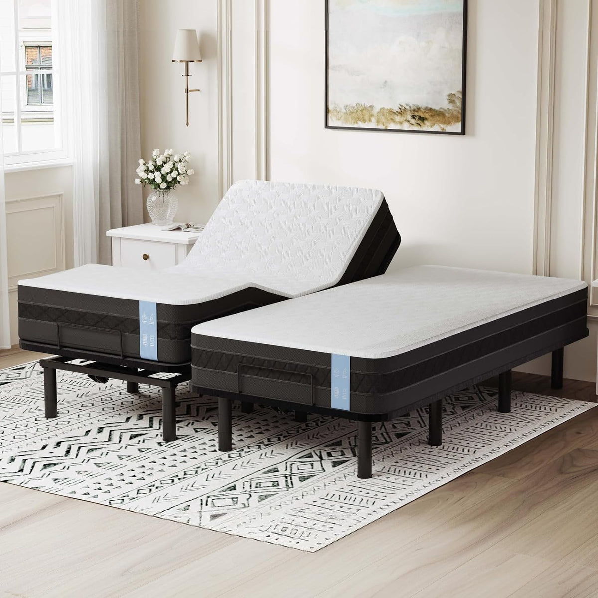 FlexiSpot Twin XL bed base mattress retainer bar