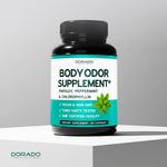 USA made chlorophyll supplement bottle