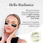 Luxe Glow Bloomora Snail Mucin Under Eye Patches hydrogel texture close up