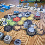 War for Chicken Island miniatures and components layout