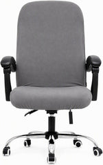 Computer Office Chair Covers for Stretch Universal Rotating Chair Desk Chairs ONLY Chair Covers (Black, Medium) - Image 10