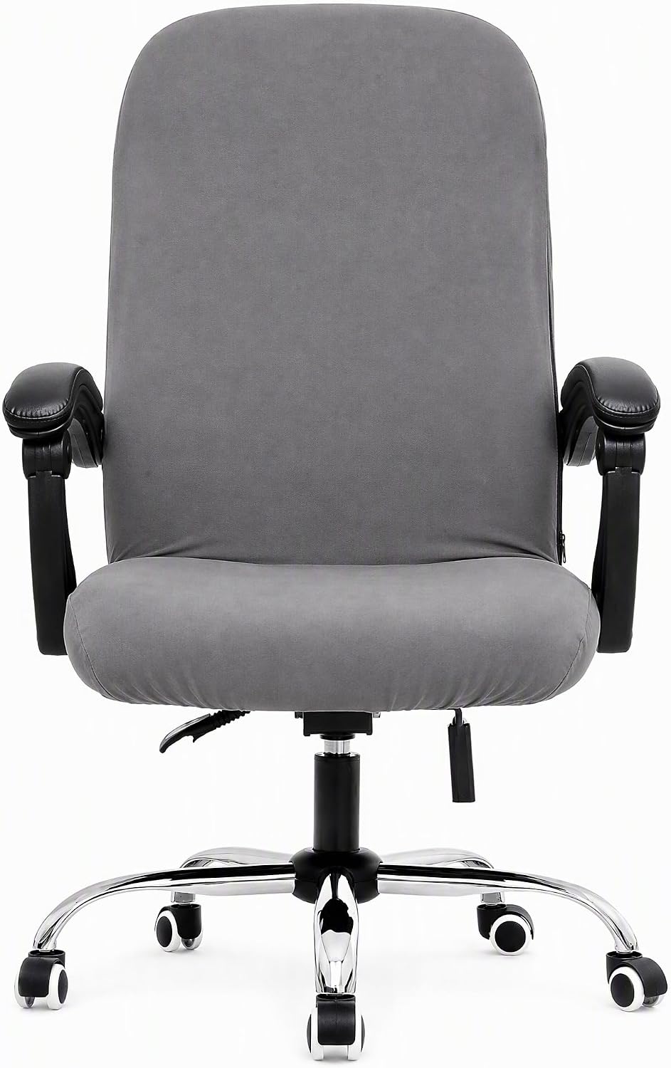 Computer Office Chair Covers for Stretch Universal Rotating Chair Desk Chairs ONLY Chair Covers (Black, Medium) - Image 10