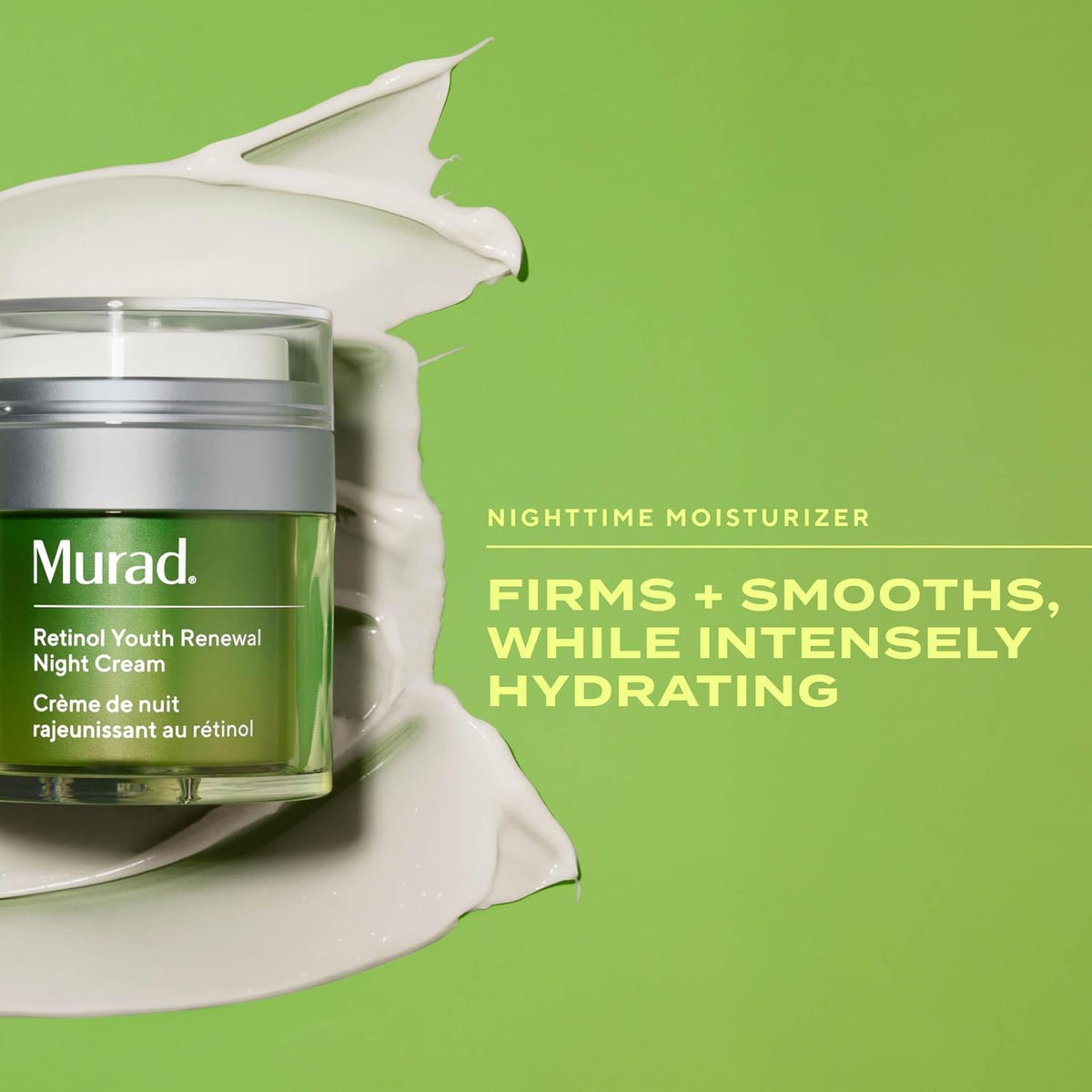 Murad Retinol Youth Renewal Night Cream jar packaging
