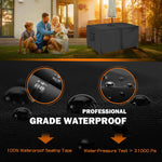 Tohonfoo heavy duty table cover with buckle straps