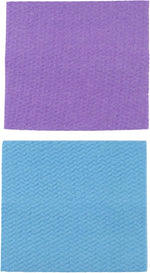 Dawn cellulose sponge cloth blue and purple colors side view