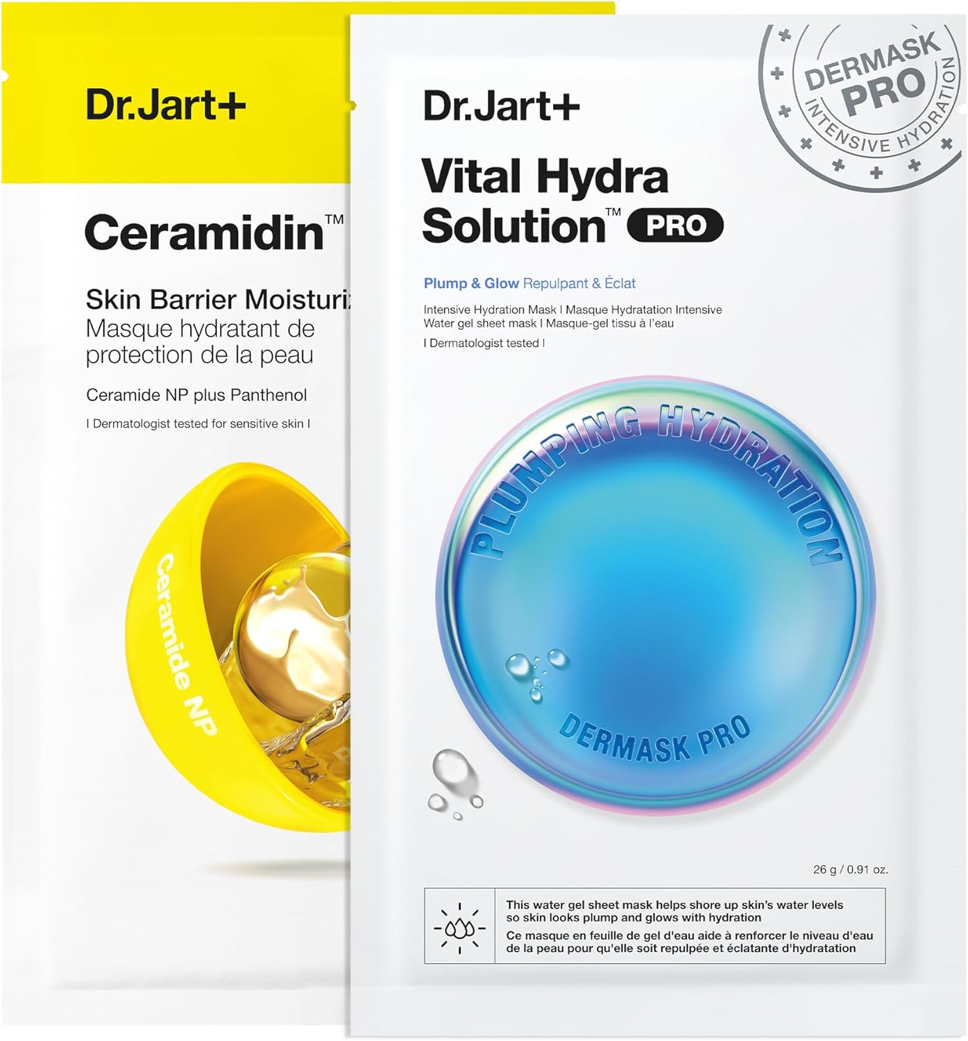 Dr.Jart+ Korean Skin Care Mask Duo front packaging view