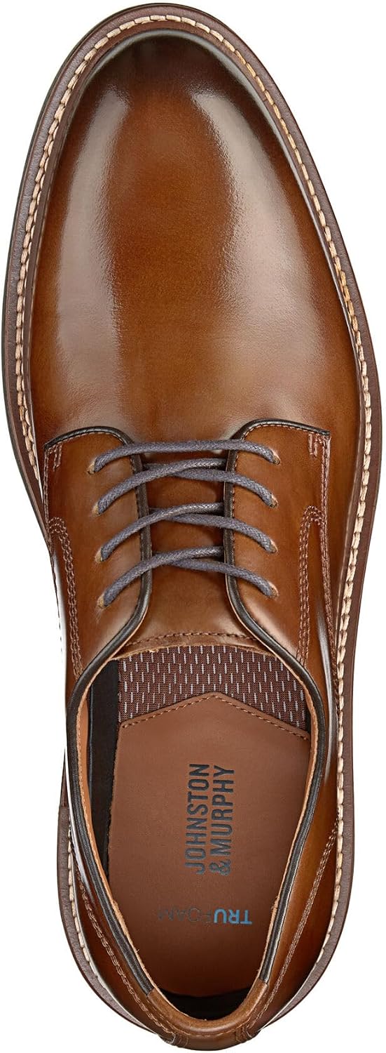 Johnston & Murphy Men's Upton leather lace-up shoe side angle