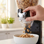 Zevro dual dry food dispenser airtight lid and seal
