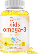 Micro Ingredients Kids Omega-3 front view packaging