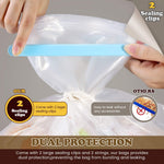 SCENGCLOS brining bag containing large poultry and liquid