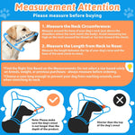 Transparent comfortable puppy elizabethan protective circle for wound healing.
