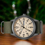 Boshiya outdoor sports quartz watch dial closeup
