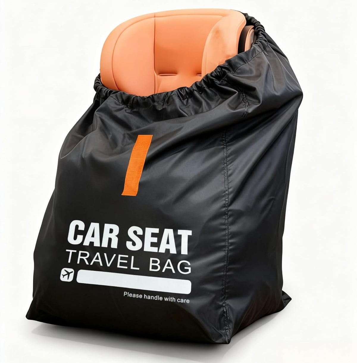 Kcicephine car seat travel bag front view black