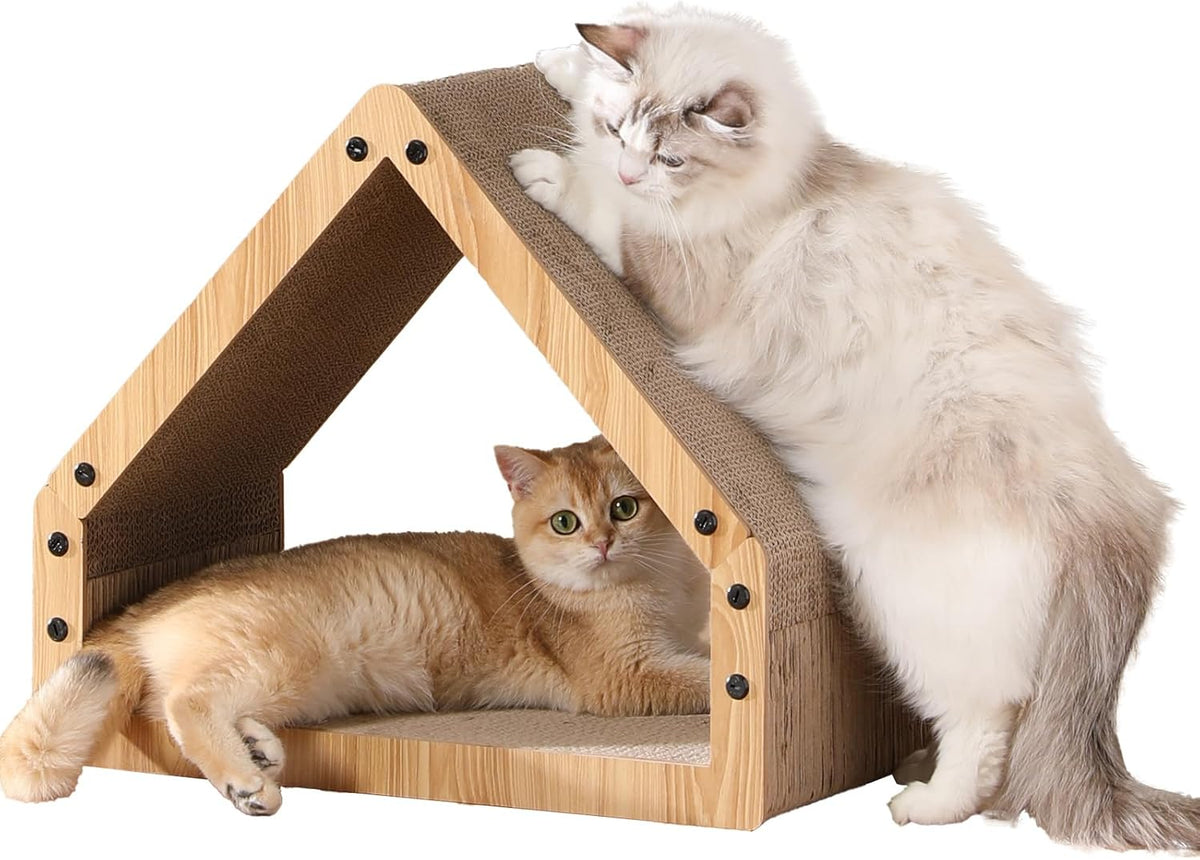 Fukumaru cat scratcher house front view