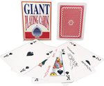 Yuanhe giant playing cards casino party decoration setup