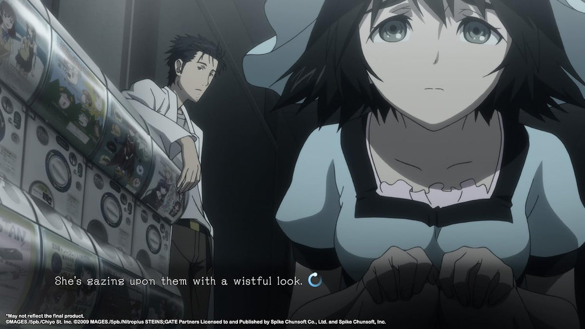 Steins Gate Elite physical retail box side spine view