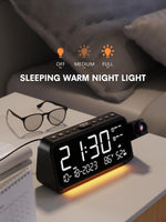 Mesqool projection alarm clock side profile and focus ring