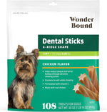 Amazon Brand - Wonder Bound Chicken Flavor Dental Sticks for Large Dogs (Over 30 lbs), 6-Ridge Shape for Plaque & Tartar Control, Freshens Breath, Made With Real Chicken, 40 Count (Pack of 1) - Image 10