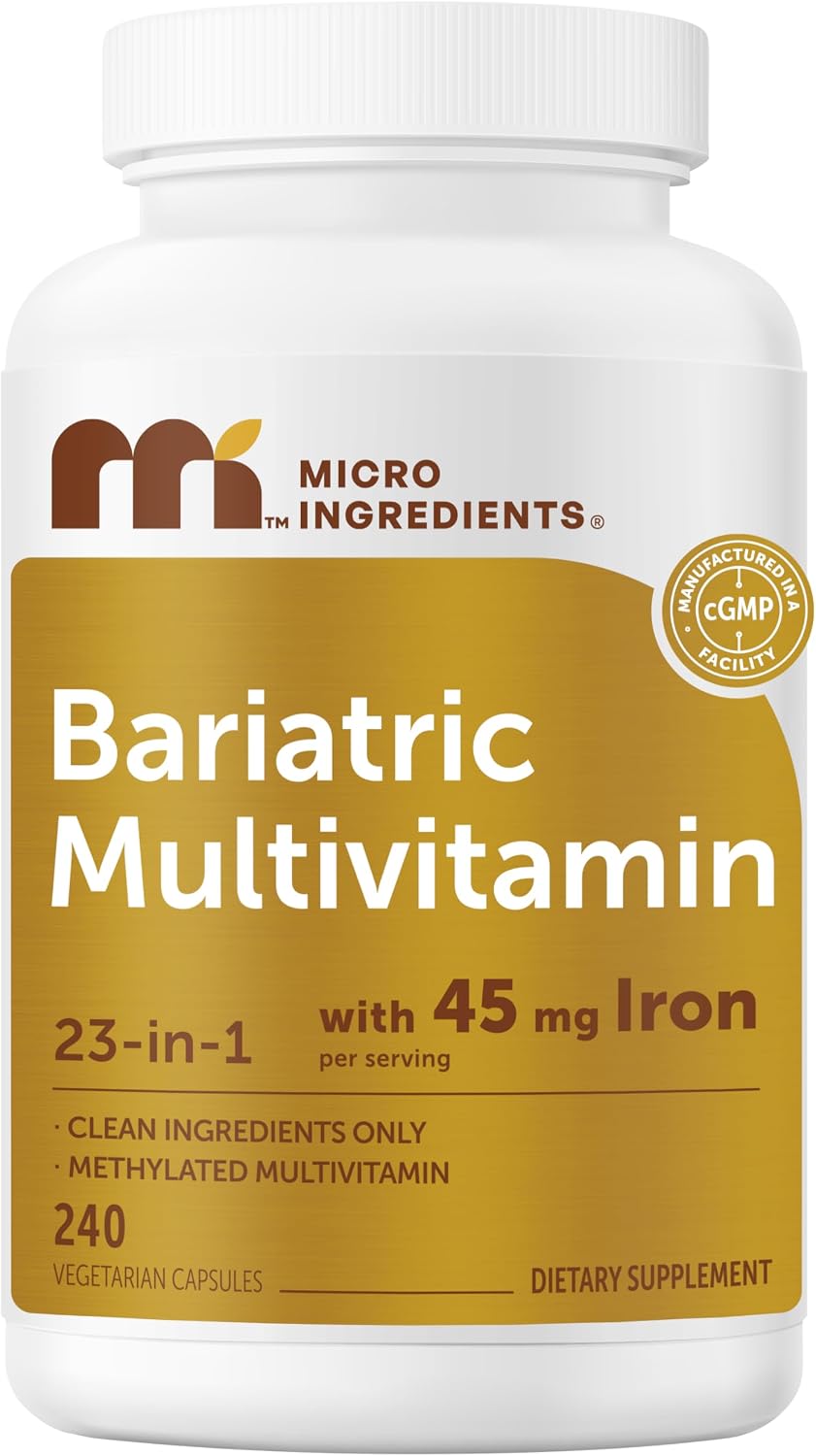 Micro Ingredients bariatric multivitamin front view bottle