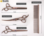 We Love Doodles texturizing thinning scissors for blending thick doodle coats