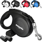 Emperor Pets Retractable Dog Leash 26 ft White - Heavy Duty Leash for Medium Large Dogs up to 110 lbs, Anti-Slip Grip, Poop Bag Dispenser - Aura Collection -BW26 - Image 11
