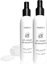 Begley's Pet Cologne and Deodorizer - Premium Essential Oil Dog Perfume Spray Long Lasting and Pet Odor Eliminator - Cat Perfume and Dog Cologne Spray - Baby Powder - 4 oz - Image 9